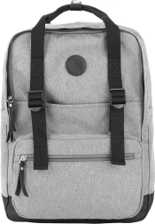 sac à dos gris pour ordinateur portable Himawari 15" imperméable, 16 l