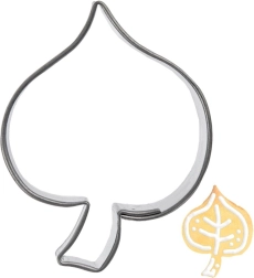 Emporte-pièce en acier inoxydable feuille 4 cm