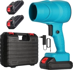 Souffleur manuel sans fil 400 W avec 2 batteries