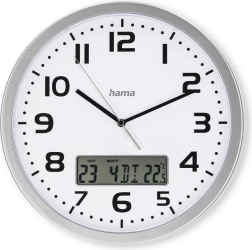 Horloge murale DCF Moorea 30 cm argentée