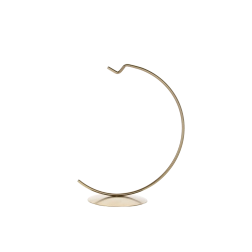 Support pour décoration de Noël 12 cm – métal blanc