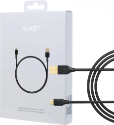 câble micro USB à charge rapide AUKEY 1 m, USB‑A, 480 Mb/s