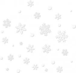 Autocollants de fenêtre de Noël RUHHY – flocons de neige