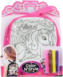 Sac à colorier avec licorne