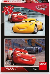 Puzzle CARS 3 coureurs 2×77 pièces