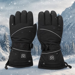 Gants de ski d’hiver chauffants avec powerbanks 4000 mAh