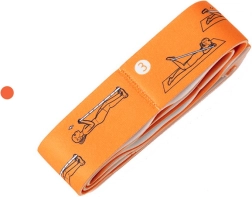 Bande élastique, sangle de yoga / orange