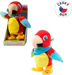 Perroquet qui marche et répète – 22 cm