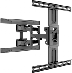Support mural pour TV LCD/LED 40–75" avec inclinaison et rotation, VESA 600×400
