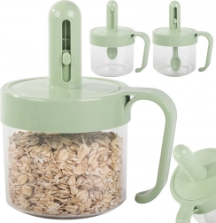 Boîte hermétique pour épices avec cuillère intégrée et anse 0,2 l