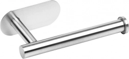 Porte-papier toilette en acier inoxydable, argenté