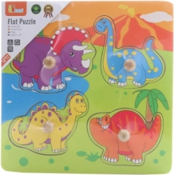 Puzzle en bois Dinosaures Colorés