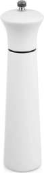 Moulin à sel et poivre en bois, blanc, 21,5 cm