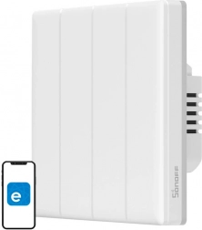 Interrupteur mural tactile intelligent Wi‑Fi Sonoff TX T5 4C