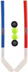 Crosse de hockey en plastique pour enfants avec palet et balle