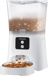 Distributeur automatique intelligent de nourriture pour animaux Petsuper 3L blanc