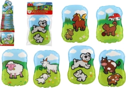 Coussin qui couine « Mes premiers animaux » 12 × 9 × 2 cm