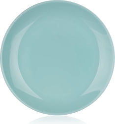 Assiette à dessert DIWALI 19 cm turquoise, verre trempé