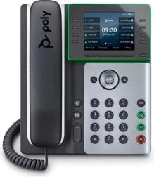 Téléphone IP POLY Edge E300 avec PoE