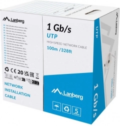 Câble réseau LAN 100 m gris