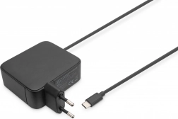 Chargeur secteur USB‑C PD 3.0 100 W GaN avec câble intégré 1,2 m – noir