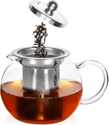 Théière en verre avec infuseur inox 800 ml