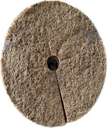 Protection végétale en coco diamètre 25 cm, hauteur 1 cm (3 pcs)