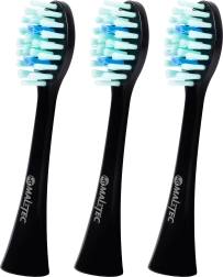 Têtes de rechange pour brosse à dents sonique TOOTHIE X1, noires, 3 pcs