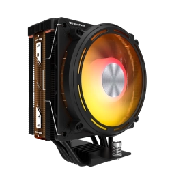 Refroidisseur d’air CPU darkFlash E400 avec ARGB et écran LED (noir)