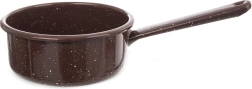 Casserole émaillée marron 14 cm, 900 ml Orion