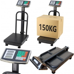 Balance électronique de plateforme avec écran LCD, capacité 150 kg, précision 20 g