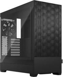 Boîtier Fractal Pop Air Black avec verre teinté