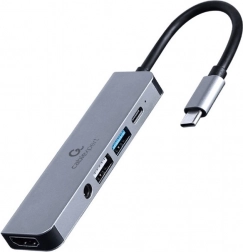 Adaptateur USB‑C 5‑en‑1 avec PD, HDMI, audio, USB 3.1 et USB 2.0