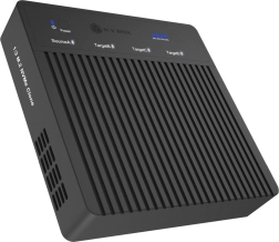 Duplicateur USB4 4 baies pour SSD NVMe M.2 avec clonage 1:3