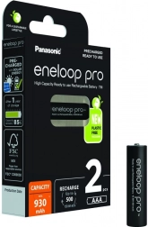 Accumulateurs rechargeables ENELOOP PRO AAA 930 mAh (2 pcs)