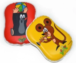 Coussin siffleur KRTEČEK pour bébés, en plastique, 12 × 10 cm