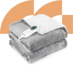 Couverture chauffante électrique CozyHeat 120W gris