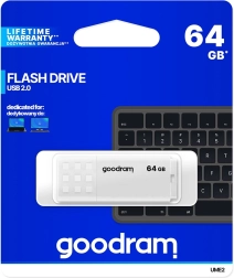 Clé USB GOODRAM UME2 64 Go blanche