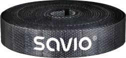 Organiseur de câbles Savio Velcro 5 m