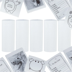Papier thermique pour mini-imprimante 5,7 cm x 4,5 m - 5 pcs