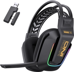 Casque gaming sans fil Onikuma GT828 avec RGB et 2,4 GHz/Bluetooth