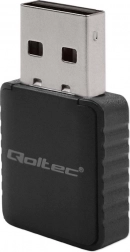 Mini adaptateur USB Wi‑Fi QOLTEC double bande AC 1300 Mb/s, 2×2 dBi, USB 3.0