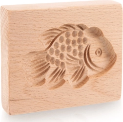 Moule en bois pour biscuits poisson 10 × 8 cm