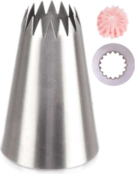 Douille de décoration – étoile ouverte en acier inoxydable