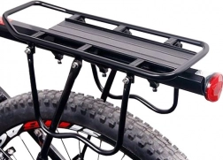 Porte-bagages en métal noir TRIZAND