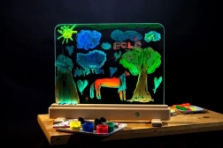 Jonely tableau lumineux magique à dessiner avec LED, 55,7 × 46,7 cm