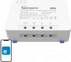 Interrupteur intelligent Sonoff Wi-Fi avec mesure de l'énergie