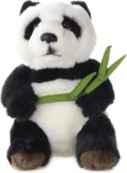 Panda en peluche avec bambou 18 cm