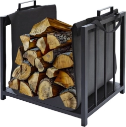 Porte-bûches et sac 2-en-1 KAMINER