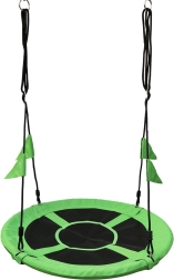 Balançoire nid de cigogne avec fanions 100 cm – 2Kids Toys, vert